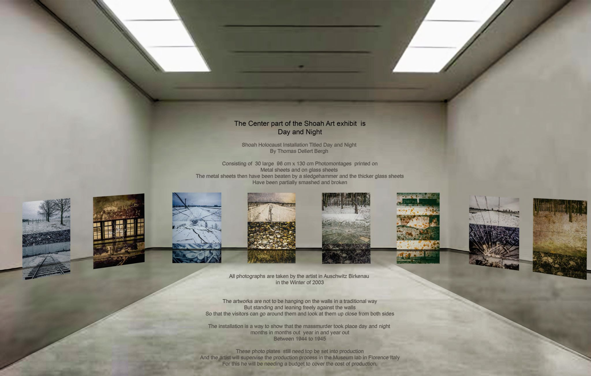  Day and Night  Shoah installation  